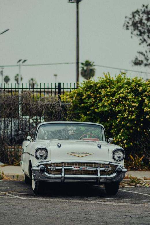 Cream 1950s Chevrolet